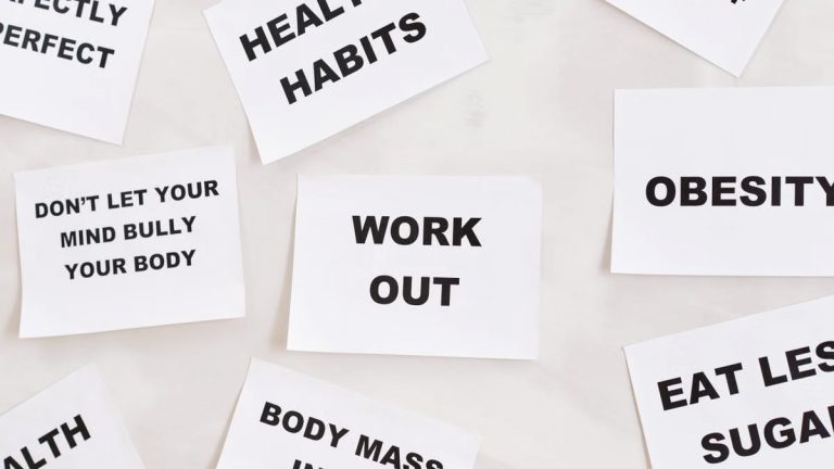 Collection of motivational health and fitness messages on cards. Inspire healthy habits and lifestyle changes.